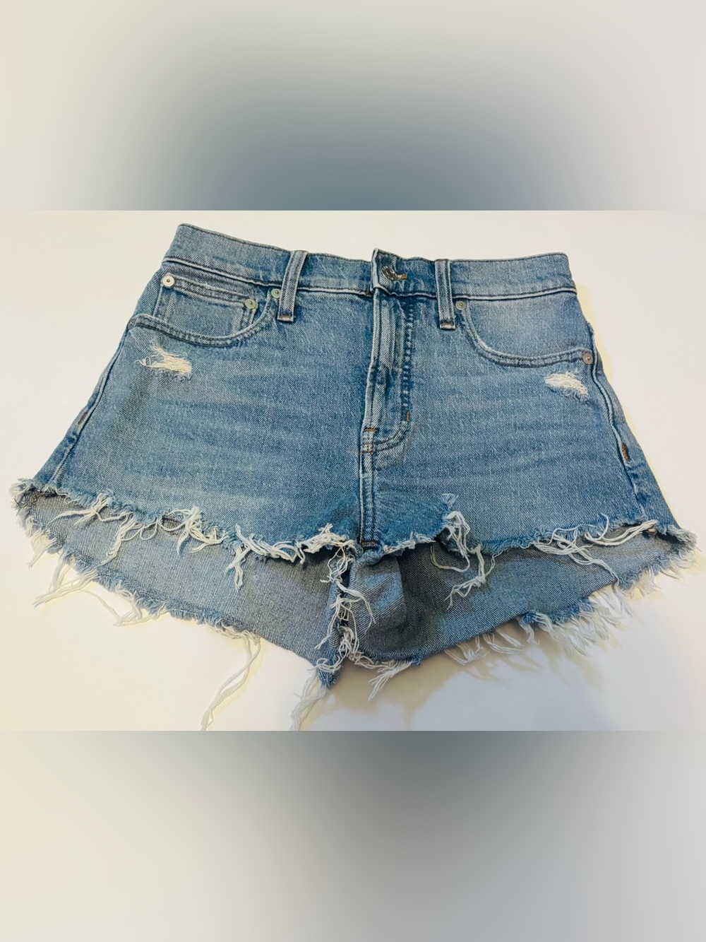 Madewell The Perfect Mid Length Jean Short